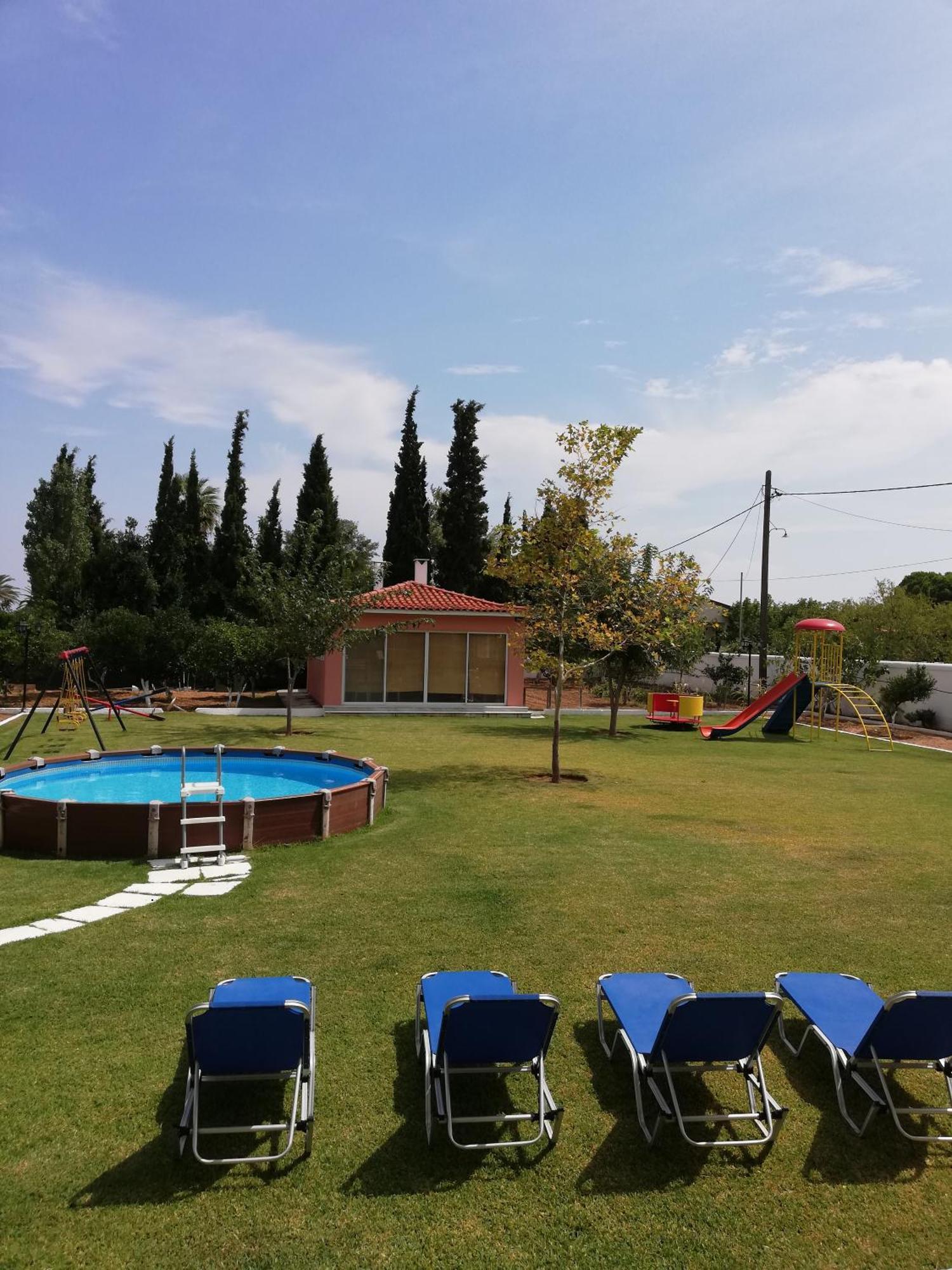 Marathon Beachside Villa 100M From The Beach Schinias Esterno foto