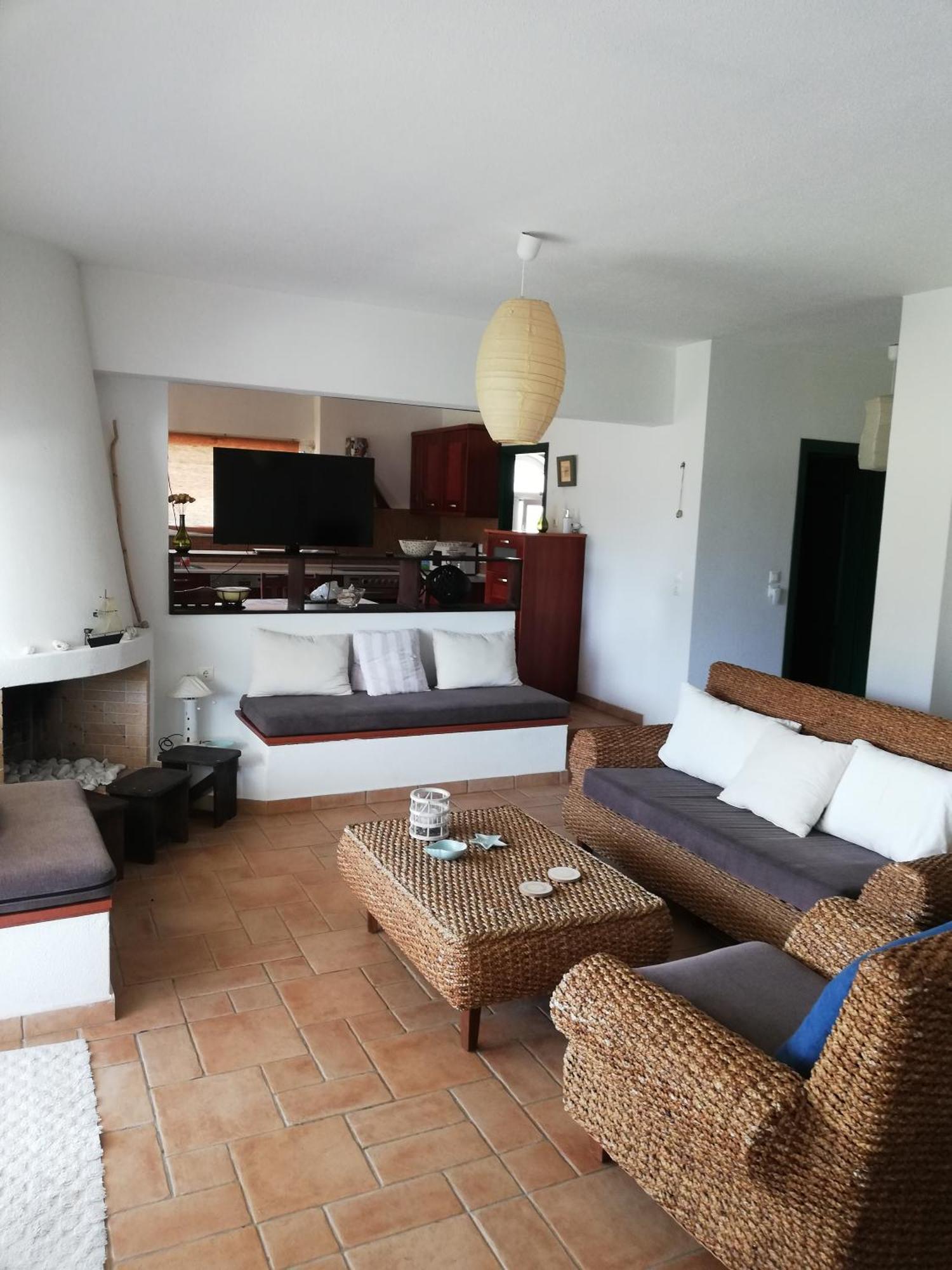 Marathon Beachside Villa 100M From The Beach Schinias Esterno foto