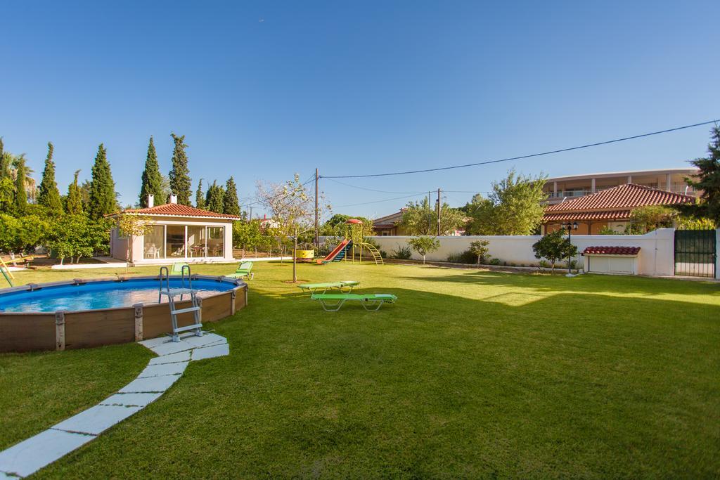 Marathon Beachside Villa 100M From The Beach Schinias Esterno foto