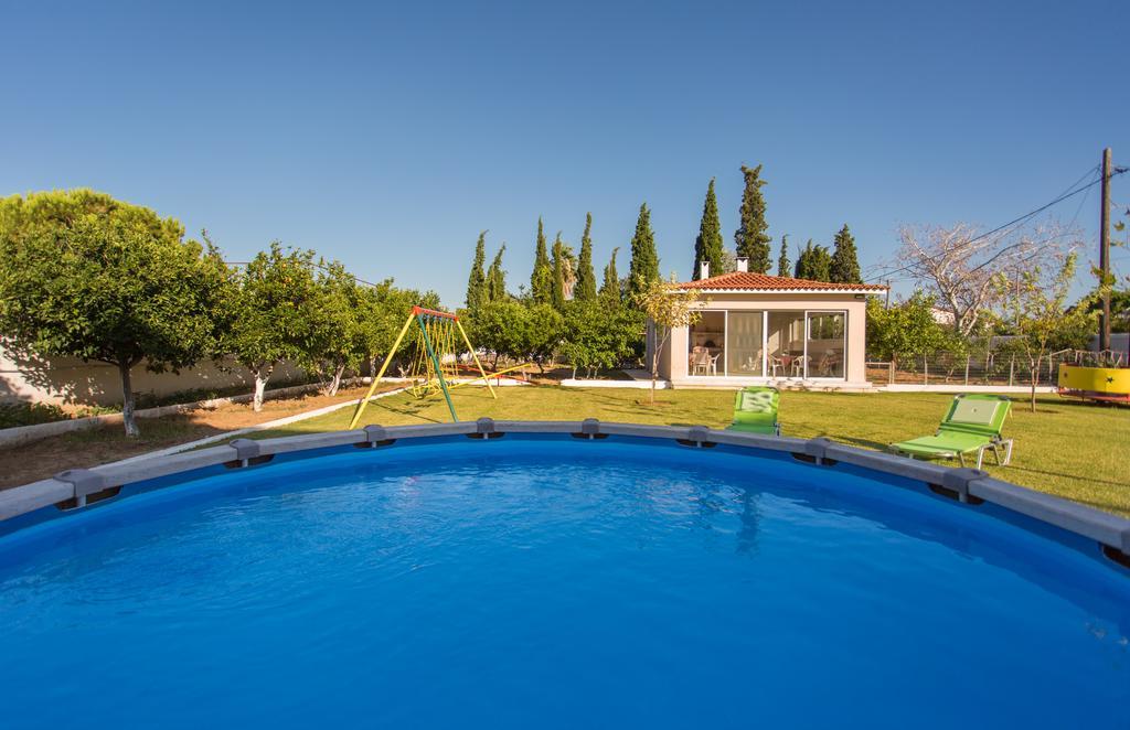 Marathon Beachside Villa 100M From The Beach Schinias Esterno foto
